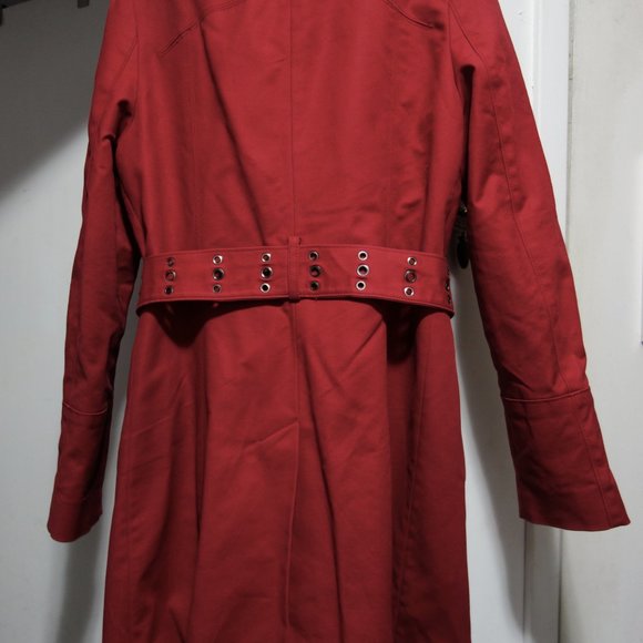 Kenneth Cole Red Water-Resistant Trench - Picture 4 of 5
